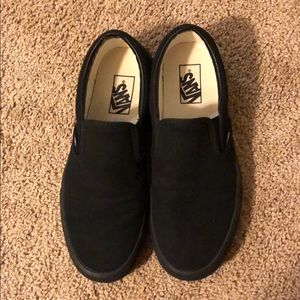 Slip On All Black Vans